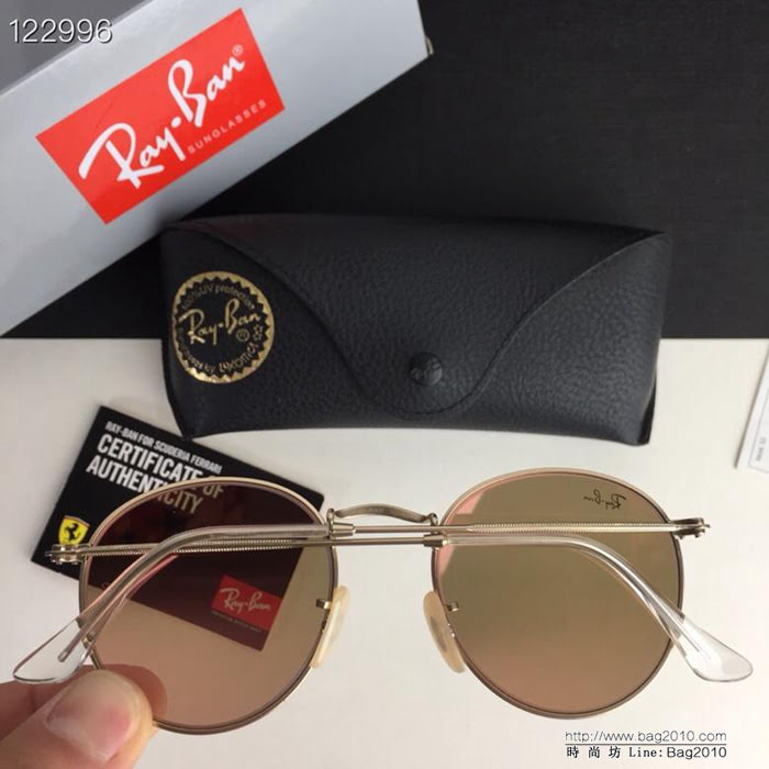 RAYBAN雷朋 RB3447 復古圓款 太陽鏡 男女通用  lly1251